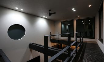 外構と室内の照度さを意識した照明計画